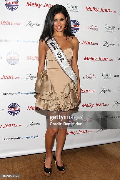Miss USA Rima Fakih attends the 3rd annual Geminis Give Back at 1OAK on June 13, 2010 in New York City.