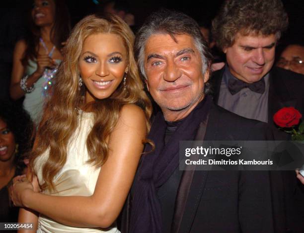 Beyonce Knowles and Roberto Cavalli