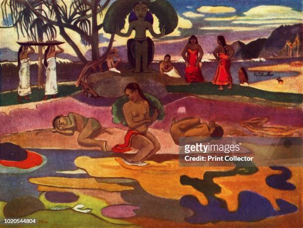 The Day of the God ' located at the The Art Institute of Chicago, IL, USA. 1936. From Paul Gauguin's Intimate Journals. [Crown Publishers, New York,...