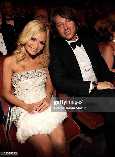 Kristen Chenoweth in the audience at the 64th Annual Tony Awards at Radio City Music Hall on June 13, 2010 in New York City.