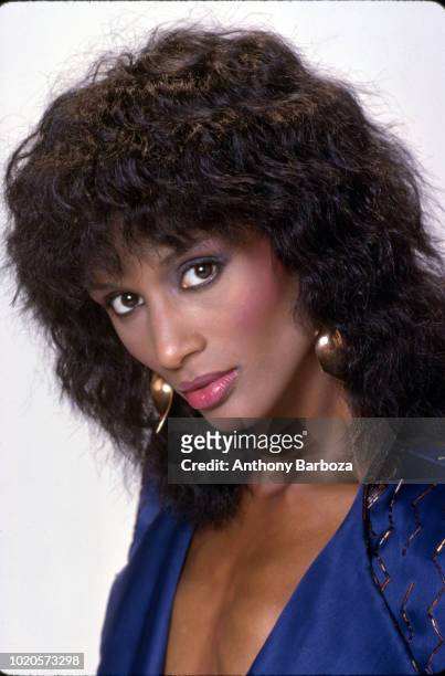 Portrait of American fashion model and actress Beverly Johnson, 1980s.