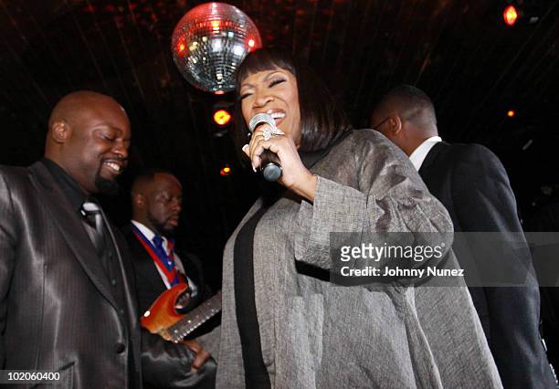 Sedeck Jean and Patti LaBelle attend the 3rd annual Geminis Give Back>> at 1OAK on June 13, 2010 in New York City.