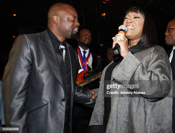 Sedeck Jean and Patti LaBelle attend the 3rd annual Geminis Give Back>> at 1OAK on June 13, 2010 in New York City.