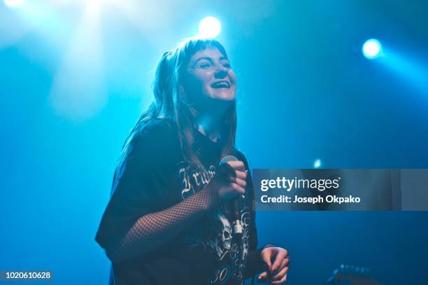 Biig Piig performs on stage at O2 Forum Kentish Town on August 20, 2018 in London, England.