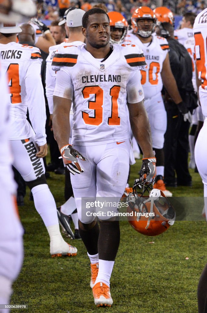 Cleveland Browns v New York Giants