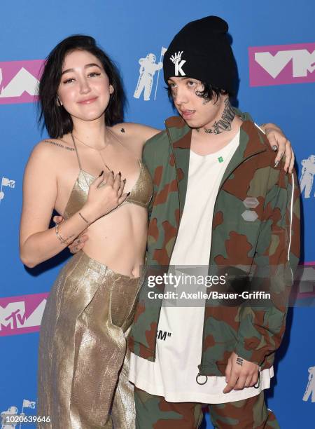 Noah Cyrus and Lil Xan attend the 2018 MTV Video Music Awards at Radio City Music Hall on August 20, 2018 in New York City.