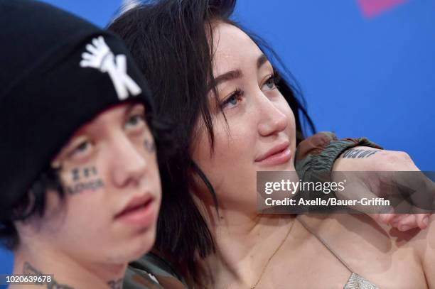 Noah Cyrus and Lil Xan attend the 2018 MTV Video Music Awards at Radio City Music Hall on August 20, 2018 in New York City.