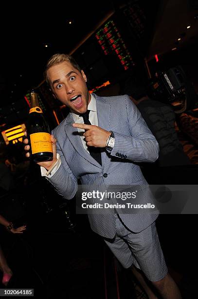 Josh Strickland attends the Holly's World viewing party at Planet Hollywood Resort & Casino on June 13, 2010 in Las Vegas, Nevada.