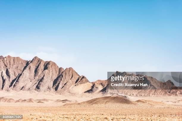 scenic view of mountains against clear sky - canyon photos et images de collection