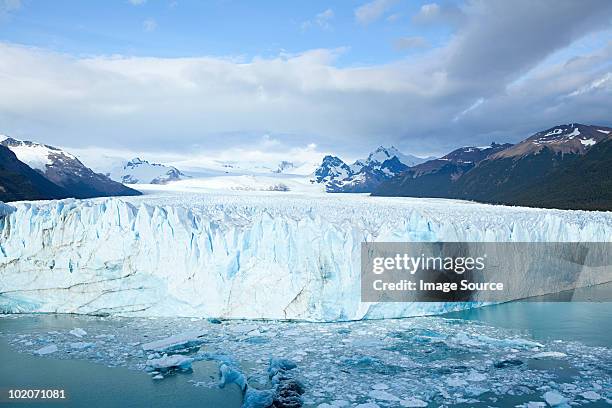 upsala glacier at el calafate in southern argentina - upsala-glacier stock pictures, royalty-free photos & images