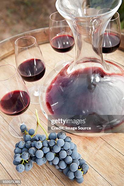 red wine and grapes - mendoza argentina stock pictures, royalty-free photos & images