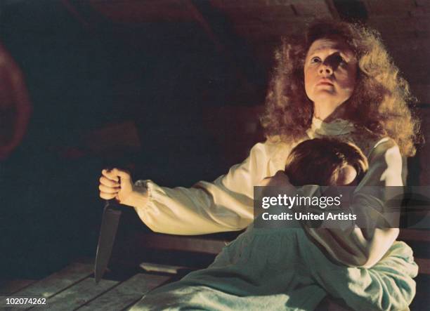 American actresses Piper Laurie and Sissy Spacek star in the film 'Carrie', 1976.