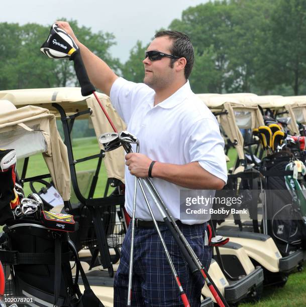 Joba Chamberlain attends the 2010 Yogi Berra Museum Golf Outing at the Montclair Golf Club on June 14, 2010 in West Orange, New Jersey.