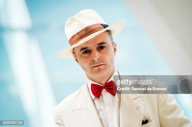 Dario Paso attends during Lehman Trilogy' press conference on August 21, 2018 in Madrid, Spain.