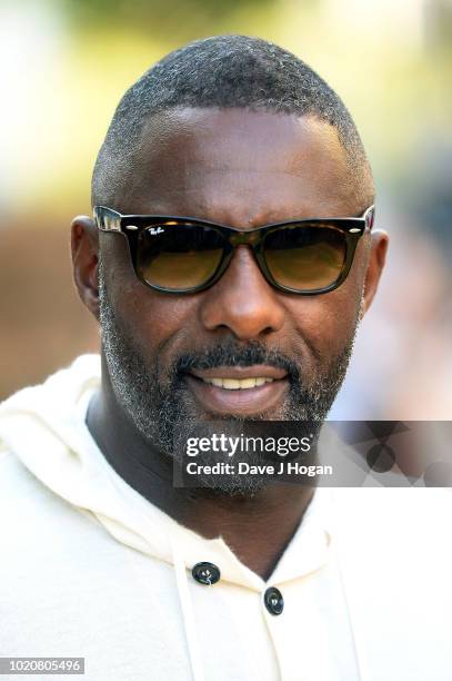 Director Idris Elba attends the UK premiere of "Yardie" at BFI Southbank on August 21, 2018 in London, England.