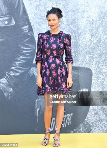 Thandie Newton attends the UK premiere of "Yardie" at the BFI Southbank on August 21, 2018 in London, England.