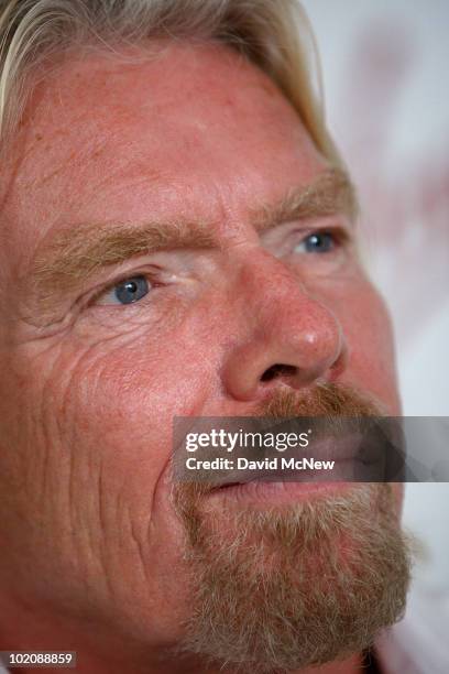 Sir Richard Branson, founder and president of Virgin Group, appears at the Virgin Gaming press conference on the eve of the opening of the annual...