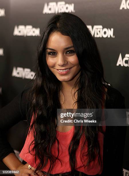 Actress Vanessa Hudgens arrives at the Activision E3 2010 preview held at Staples Center on June 14, 2010 in Los Angeles, California.