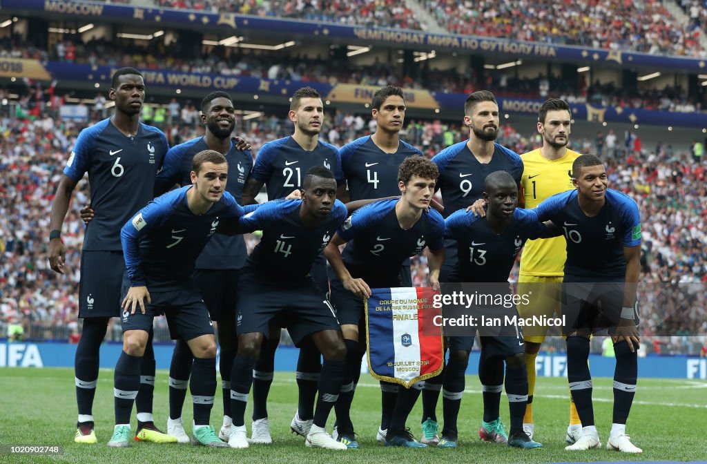 France v Croatia - 2018 FIFA World Cup Russia Final