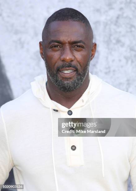 Idris Elba attends the UK premiere of "Yardie" at BFI Southbank on August 21, 2018 in London, England.