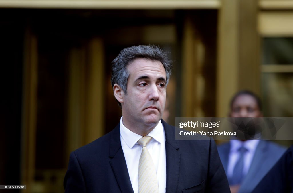 Former Trump Lawyer Michael Cohen Enters Plea Deal Over Tax And Bank Fraud And Campaign Finance Violations