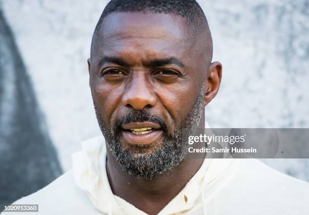 Idris Elba attends the UK premiere of "Yardie" at BFI Southbank on August 21, 2018 in London, England.