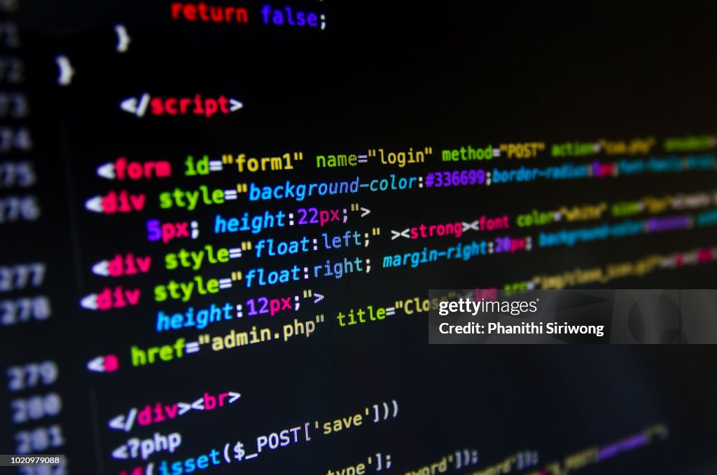 Desktop Source Code And Wallpaper By Computer Language With Coding And ...