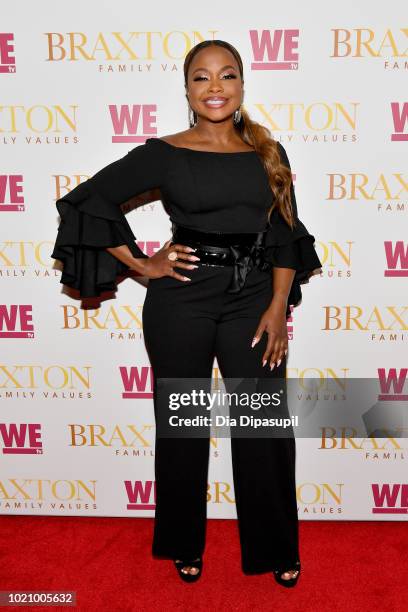 Phaedra Parks attends WE tv and Traci Braxton celebrate the new season of Braxton Family Values at The Skylark on August 21, 2018 in New York City.