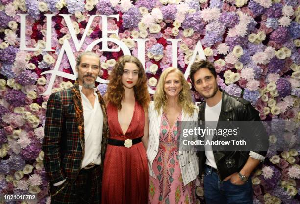 Oscar Jaenada, Violet Savage, Nanette Lepore, and Diego Boneta attend the opening of Live Aqua: San Miguel de Allende presented by AFAR at Spring...