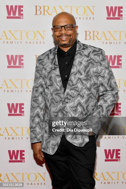 Chef Melvin "Boots" Johnson attends WE tv and Traci Braxton celebrate the new season of Braxton Family Values at The Skylark on August 21, 2018 in...