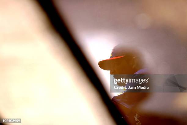 JGerardo Sanchez manager of Acereros de Monclova during their match against Diablos Rojos at the end of the 2010 Liga Mexicana de Beisebol serie at...