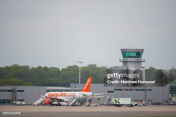 General view of Bristol Airport on May 16, 2018 in Bristol, United Kingdom.