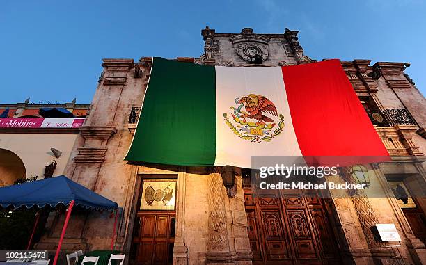 General view at the T-Mobile World Cup Viewing Party at Plaza Mexico on June 11 at Plaza Mexico in Lynwood, CA.