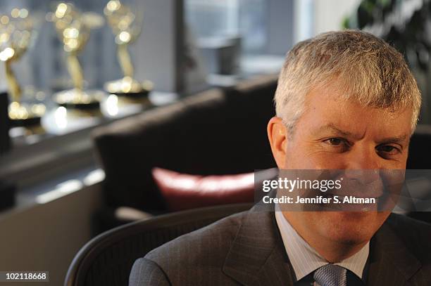 President of Turner Broadcasting System, Inc. Sales, Distributing and Sports David Levy is photographed for the Los Angeles Times.