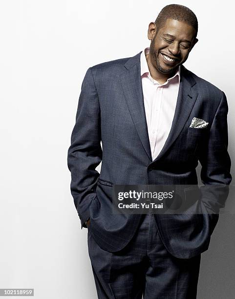 Actor Forest Whitaker poses at a portrait session for New York Moves, in Los Angeles, CA on April 1, 2010. .