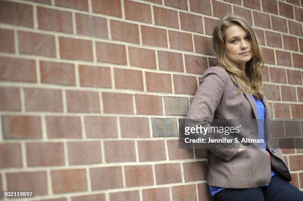 Actress Merritt Wever poses at a portrait session for the Los Angeles Times in New York, NY on June 9, 2010. .