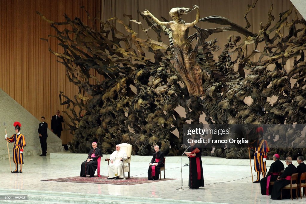 Pope Francis Holds His Weekly Audience