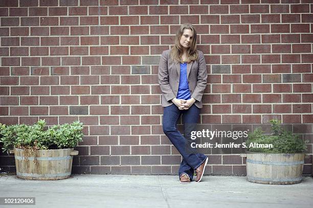 Actress Merritt Wever poses at a portrait session for the Los Angeles Times in New York, NY on June 9, 2010. .