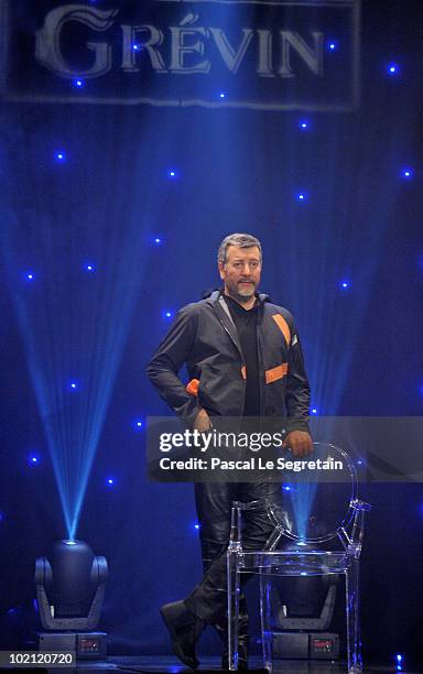 Philippe Starck wax figure is seen at Musee Grevin on June 15, 2010 in Paris, France.