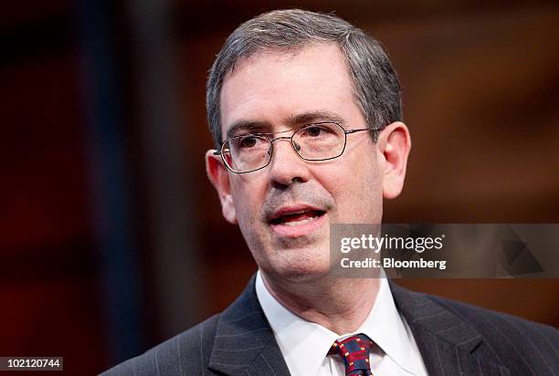 Steven Rosenblum, partner with Wachtell, Lipton, Rosen & Katz, speaks during the Bloomberg Link Boards & Risk Briefing conference in Washington,...