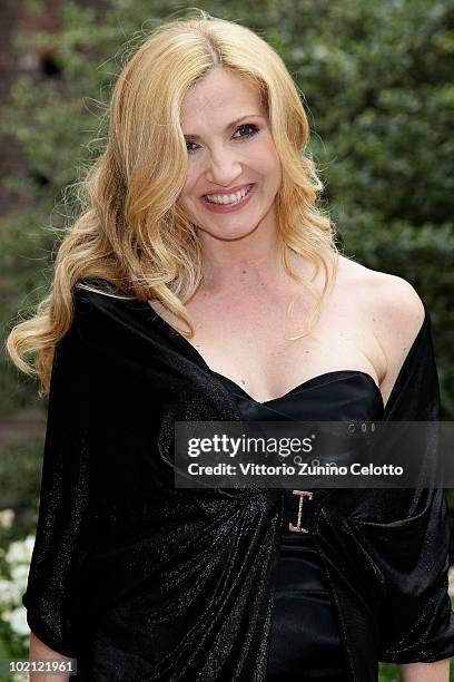 Lorella Cuccarini attends the RAI Autumn / Winter 2010 TV Schedule held at Castello Sforzesco on June 15, 2010 in Milan, Italy.