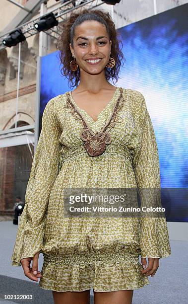 Laura Barriales attends the RAI Autumn / Winter 2010 TV Schedule held at Castello Sforzesco on June 15, 2010 in Milan, Italy.