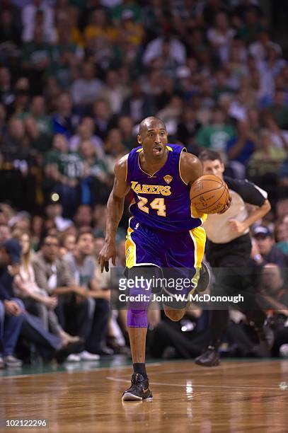 Finals: Los Angeles Lakers Kobe Bryant in action vs Boston Celtics. Game 4. Boston, MA 6/10/2010 CREDIT: John W. McDonough