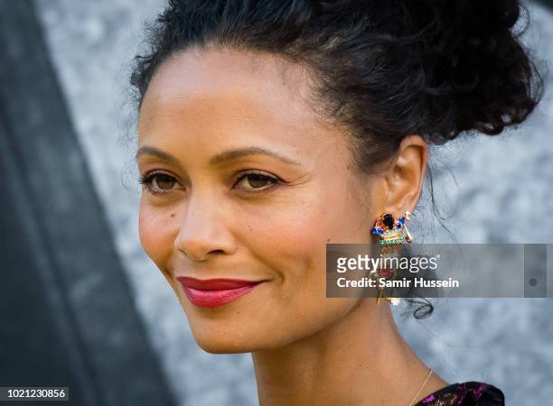 Thandie Newton attends the UK premiere of "Yardie" at BFI Southbank on August 21, 2018 in London, England.