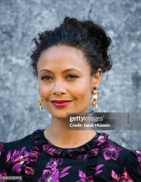 Thandie Newton attends the UK premiere of "Yardie" at BFI Southbank on August 21, 2018 in London, England.