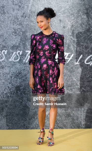 Thandie Newton attends the UK premiere of "Yardie" at BFI Southbank on August 21, 2018 in London, England.