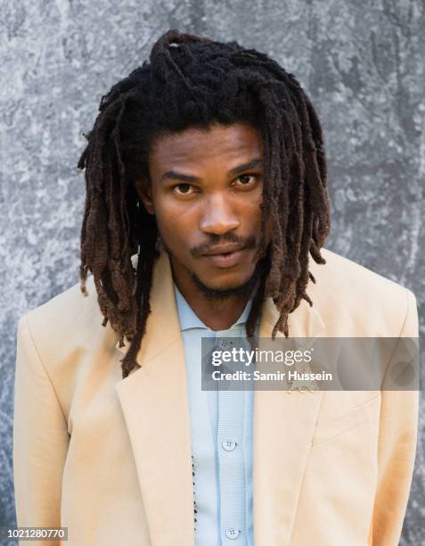 Sheldon Shepherd attends the UK premiere of "Yardie" at BFI Southbank on August 21, 2018 in London, England.