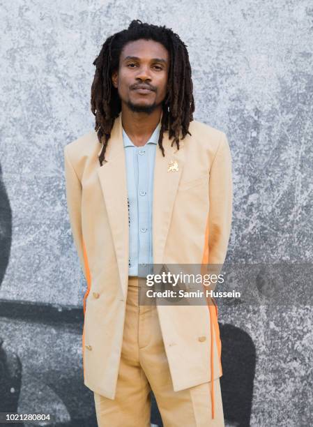 Sheldon Shepherd attends the UK premiere of "Yardie" at BFI Southbank on August 21, 2018 in London, England.