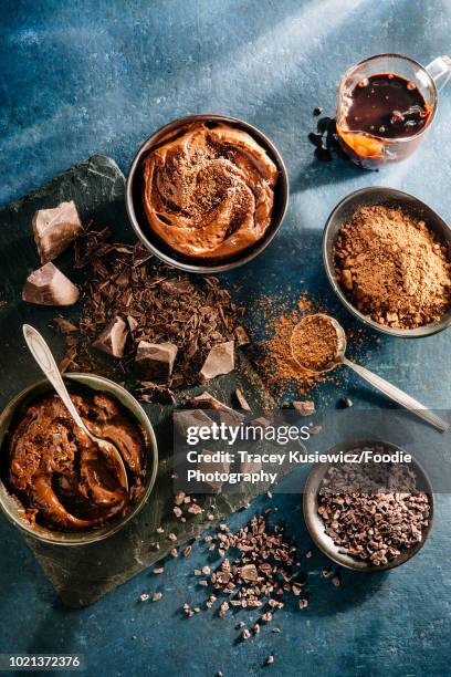 chocolate - chocolate mousse stock pictures, royalty-free photos & images