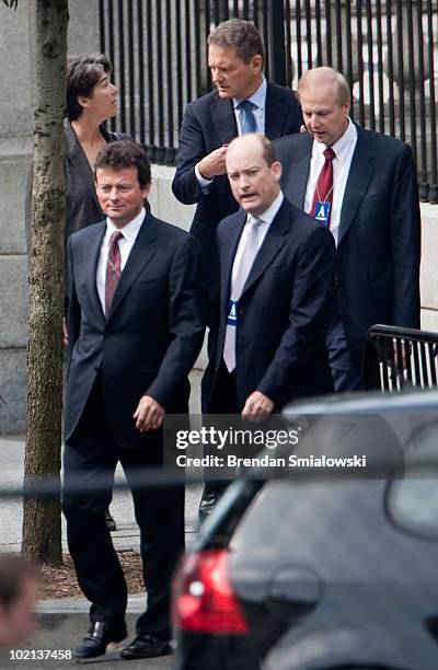 British Petroleum Chief Executive Tony Hayward , BP America President Lamar McKay , Chairman Carl-Henric Svanberg and Managing Director Robert Dudley...